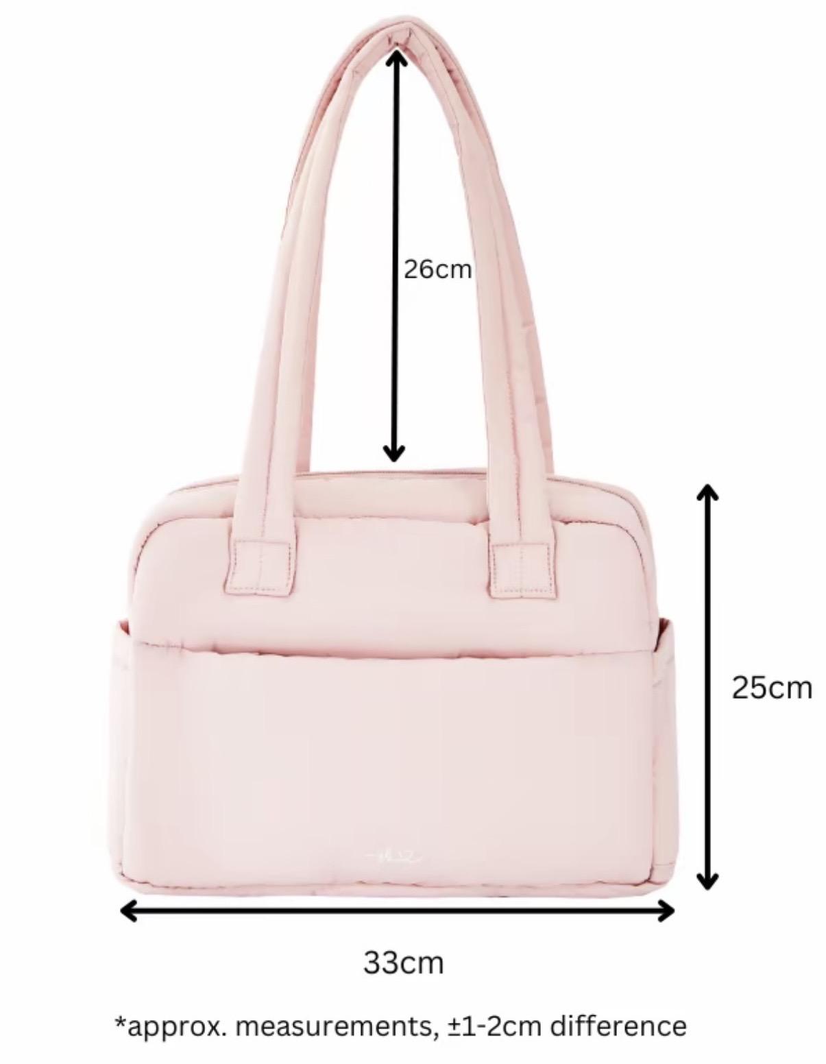 Strabellas Exclusive Puffy Tote Bag - Everyday Work/School Bag (Fit up to 14 inch laptop)