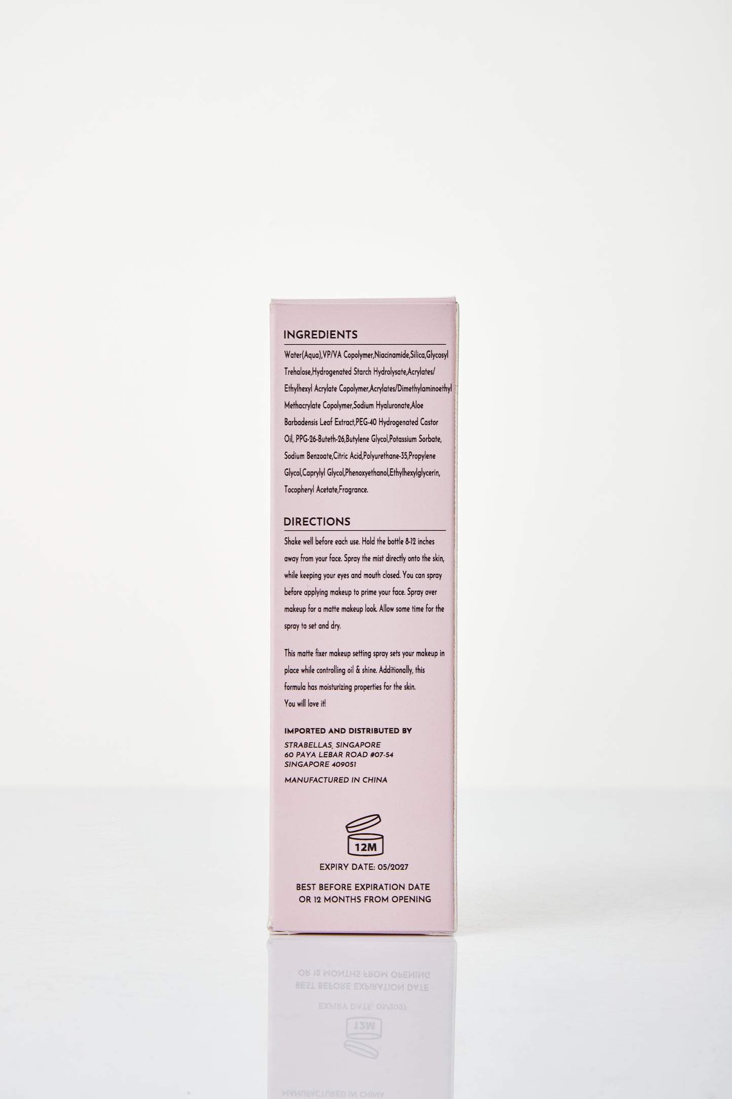 Strabellas - 100ML - Matte Fixer - Long-lasting Makeup Setting spray