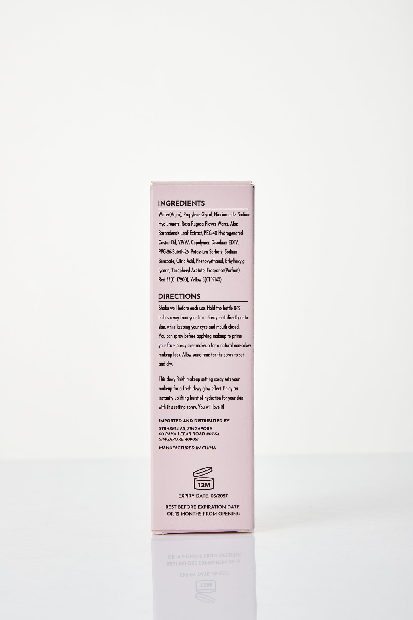 Strabellas - 100ML - Dewy Fixer - Hydrating makeup setting spray