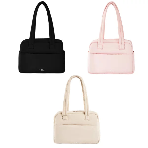 Strabellas Exclusive Puffy Tote Bag - Everyday Work/School Bag (Fit up to 14 inch laptop)